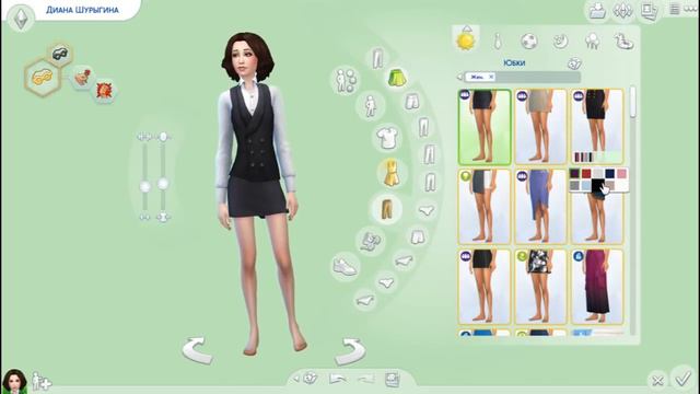 [CAS] Диана Шурыгина в Симс 4 (The Sims 4 Создание персонажа) смотреть онлайн