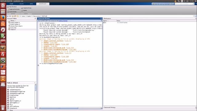 Multiple 3D Object Color Histogram Tracking in Matlab - Kinect One data fused in ROS смотреть онлайн