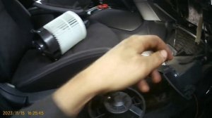 кашкай.  замена моторчика печки