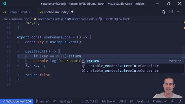 Let's create the KONAMI CODE AS A REACT HOOK - JavaScript смотреть онлайн