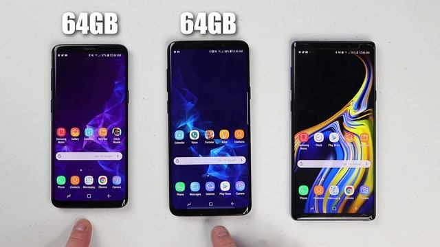 Samsung Galaxy S9 vs S9+ vs Note 9 Full Comparison смотреть онлайн