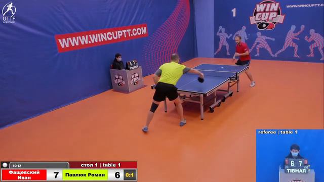 Фащевский Иван 0-3 Павлюк Роман Турнир Восток 4 WINCUP 23.12.21 Прямая трансляция Зал 1 смотреть онлайн