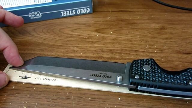 Немного о ножиках - Cold Steel Voyager XL смотреть онлайн