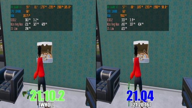 Fortnite | THE BEST AMD DRIVER | 21.Q4 (PRO) vs 21.10.2 (WHQL) | FPS Comparison | RX 6600 XT смотреть онлайн