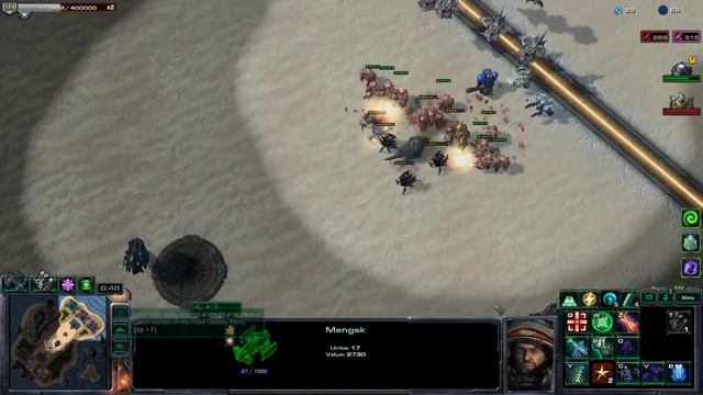 MENGSK + NIKARA SECRET COMBO?? - Weekly Brawl [SC2 Direct Strike] смотреть онлайн