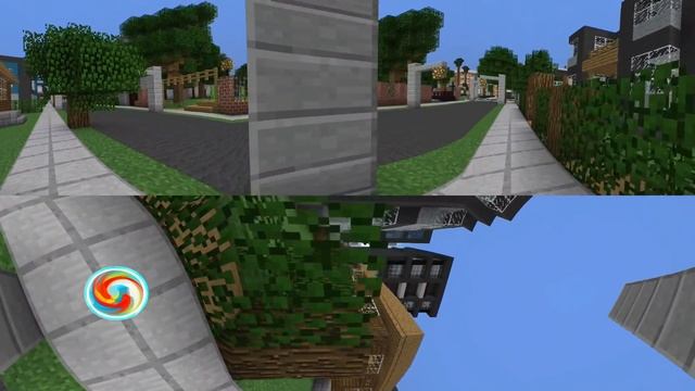 360 VR VIDEO | Tornado vs Tsunami in Minecraft смотреть онлайн