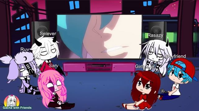 FNF Characters React to Friday Night Funkin' Memes Part 5 | Gacha Club смотреть онлайн