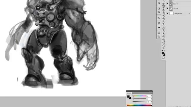 Sketch 40 min Zerg Infested Marine смотреть онлайн