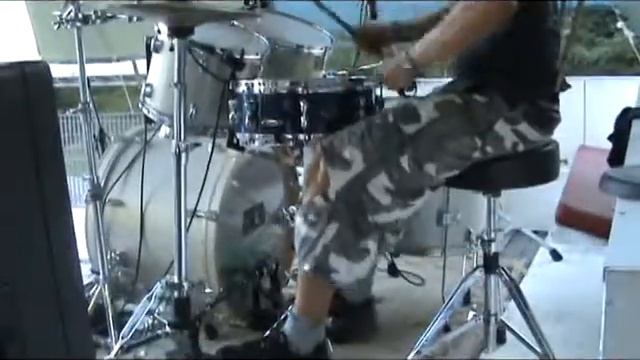 Fuso (EndlessPain) Smell Of Death DRUMCAM live @ VOA 28/08/2010 смотреть онлайн