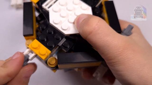 Lunar Lander (31117) from Space Shuttle Adventure | Speed Build | Rainbow LEGO Build смотреть онлайн