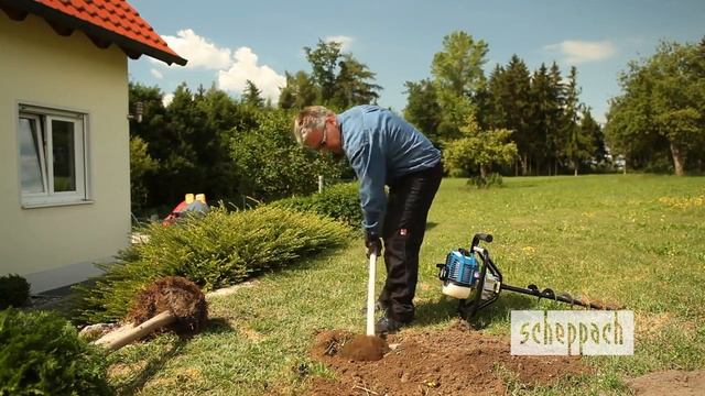Scheppach świder ziemny EB1700 смотреть онлайн