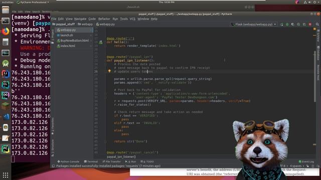 Live Coding: PayPal IPN with Python Flask смотреть онлайн