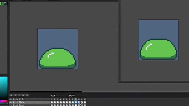 How I Make a Pixel Art Character - Slime смотреть онлайн