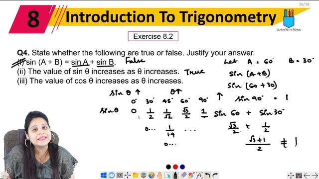 Class 10 Maths | Chapter 8 | Exercise 8.2 Q4 | Trigonometry | NCERT смотреть онлайн