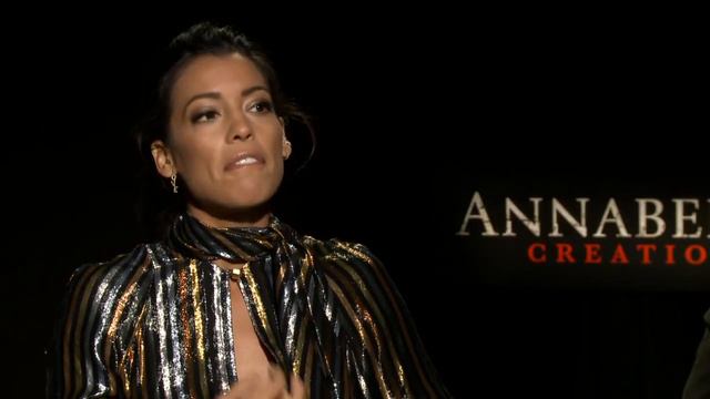Interview with Stephanie Sigman and David F. Sandberg for Annabelle: Creation смотреть онлайн
