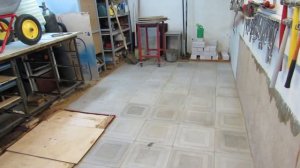 Как сделать пол в гараже из тротуарной плитки