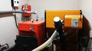 ВС4/35Е - горелка пеллетная, отзыв. Пеллетная горелка "Общемаш" BC4/35E - видеоотзыв клиента.