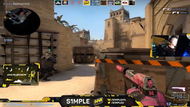 S1mple и Device ТОП-1 и ТОП-2 МИРА ИГРАЮТ ФПЛ НА МАЖОРЕ смотреть онлайн