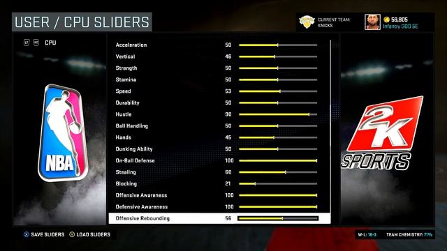 SIM CITY GAMING / NBA 2K16 SLIDER SETS FOR REALISTIC GAME PLAY / XBOX ONE / смотреть онлайн