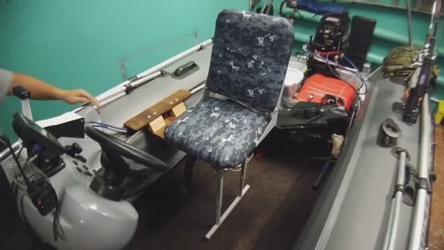 ПОВОРОТНОЕ КРЕСЛО в ЛОДКУ РИБ, ОБЗОР и УСТАНОВКА, ТЮНИНГ ЛОДКИ ПВХ