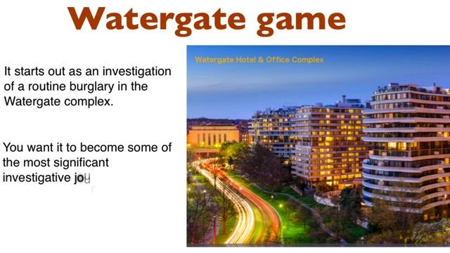 Watergate Game смотреть онлайн