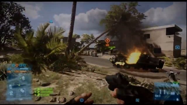 Battlefield 3 l Back to karkand l Strange QBU-88 glitch смотреть онлайн