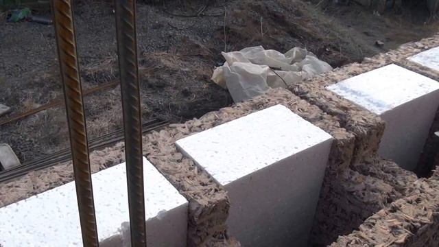 4 й день строительства дома из блока "Дюрисол"-Теколит смотреть онлайн