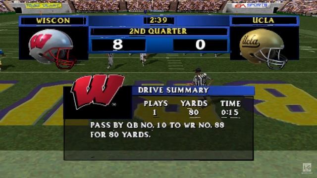 NCAA Football 99 PS1 Gameplay HD смотреть онлайн