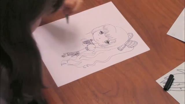 Abby Speed Drawing Original Manga (Time Lapse) смотреть онлайн