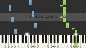 Hit the Road Jack | Ray Charles | Easy Piano C Major
