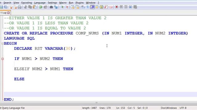 Stored Procedure - IF ELSE IF ELSE смотреть онлайн