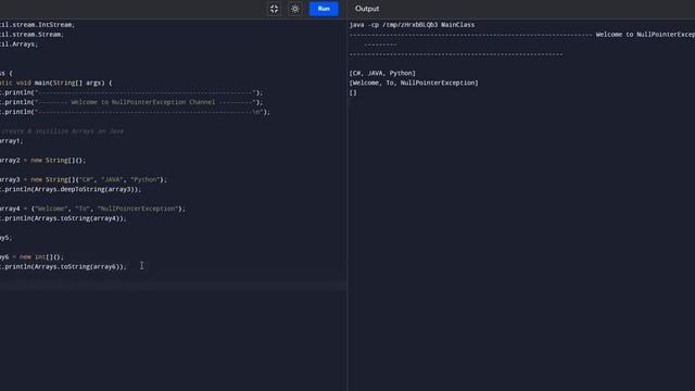 How to Declare and Initialize an Array in Java ? смотреть онлайн