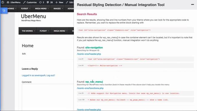 UberMenu 3 Diagnostics Residual Styling Detection Tool - Quick Runthrough смотреть онлайн
