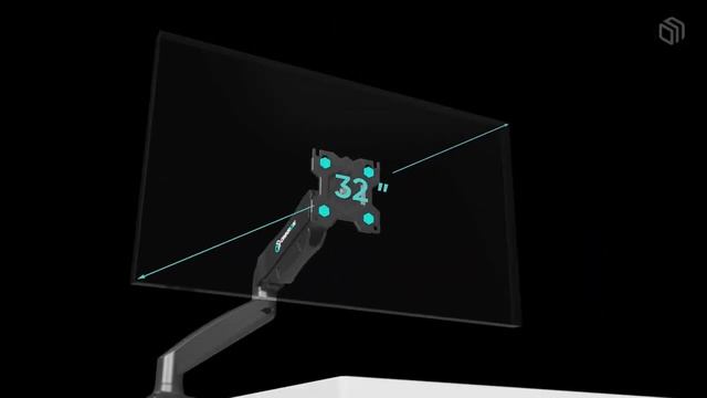 Monitor Desk Mount for 13 to 27 Inch LCD LED OLED Screens up to 14 3 lbs ONKRON G80, Black and Whit смотреть онлайн