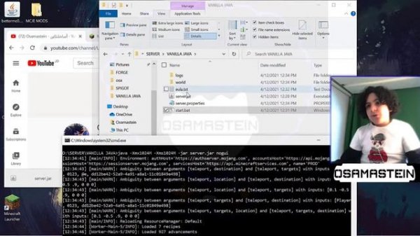 How to make a server on minecraft - java server