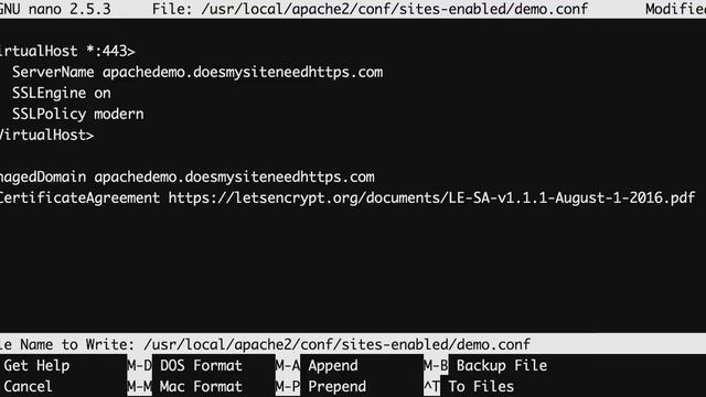 ACME Protocol Support in Apache httpd Demo смотреть онлайн