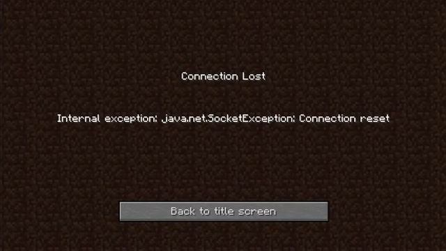 problem minecraft java.net.sockete смотреть онлайн