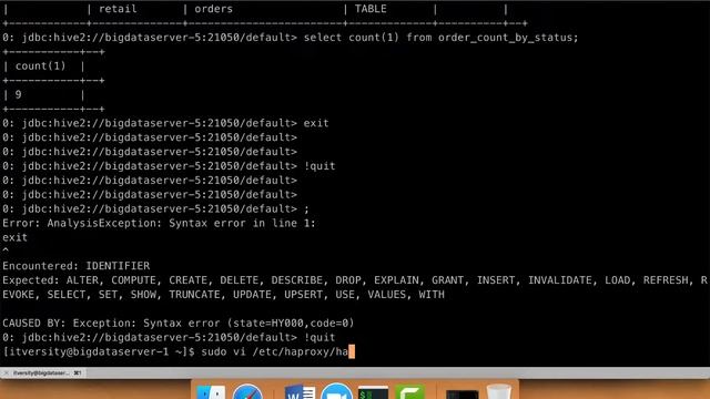 Cloudera Administration - Configure the Cluster - Configure Proxy for Impala смотреть онлайн