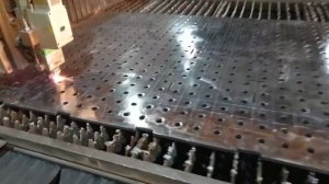 процесс нанесения координатной сетки #Сварочные столы 3D