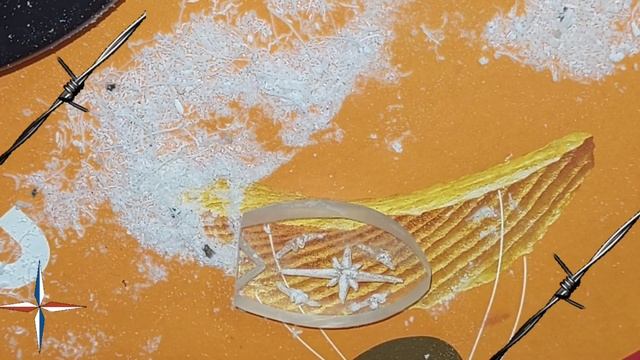 как сделать розу ветров✴ и колючую проволку в оргстекле. смотреть онлайн