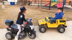 Хайди и Зидан играют в полицию Веселая детская история