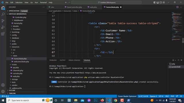 Laravel Part 4 CRUD Application Part 1 смотреть онлайн
