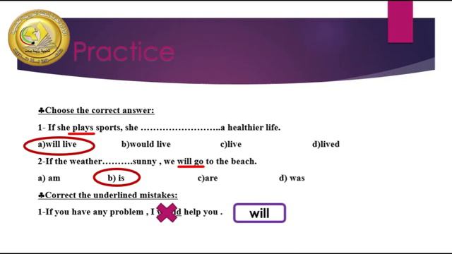 Grade 10 11 12 If Grammar ثانوية رزينة смотреть онлайн