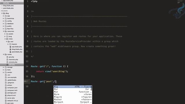 Laravel - Create Blog and Admin Panel | Blade Templates and Routes #2 смотреть онлайн