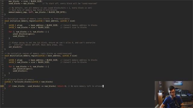 Physical Memory Manager - Amateur OS Dev (C/x86 asm) смотреть онлайн