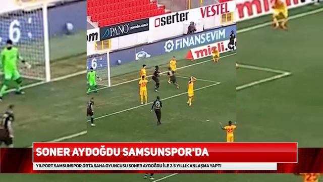 Soner Aydoğdu Samsunspor'da смотреть онлайн