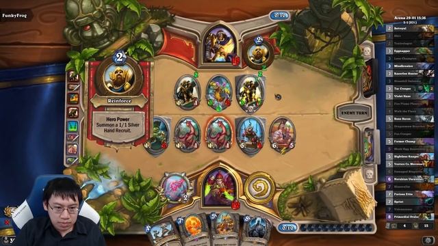BIG ROGUE ARENA - Nobody Expects This Much Lategame | Rastakhan's Rumble | Hearthstone смотреть онлайн