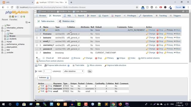 LMS - Part 8 ( Librarian Login in Library Management System in PHP ) смотреть онлайн