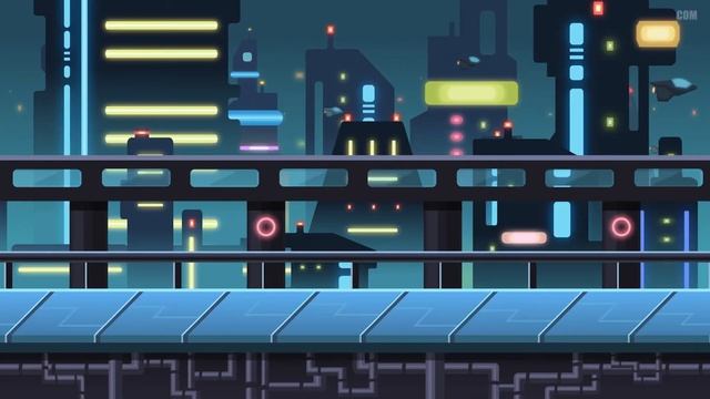Game Background - Sci-fi City Side Scroller - DOWNLOAD смотреть онлайн