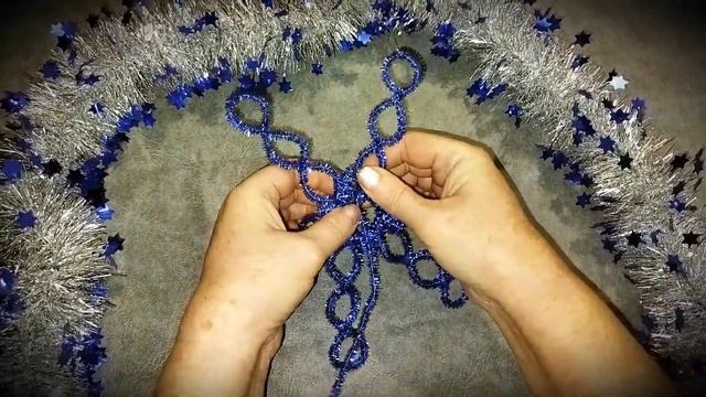 Снежинка из синельной проволоки. Поделка к Новому году и Рождеству. Не покупаем, делаем сами смотреть онлайн